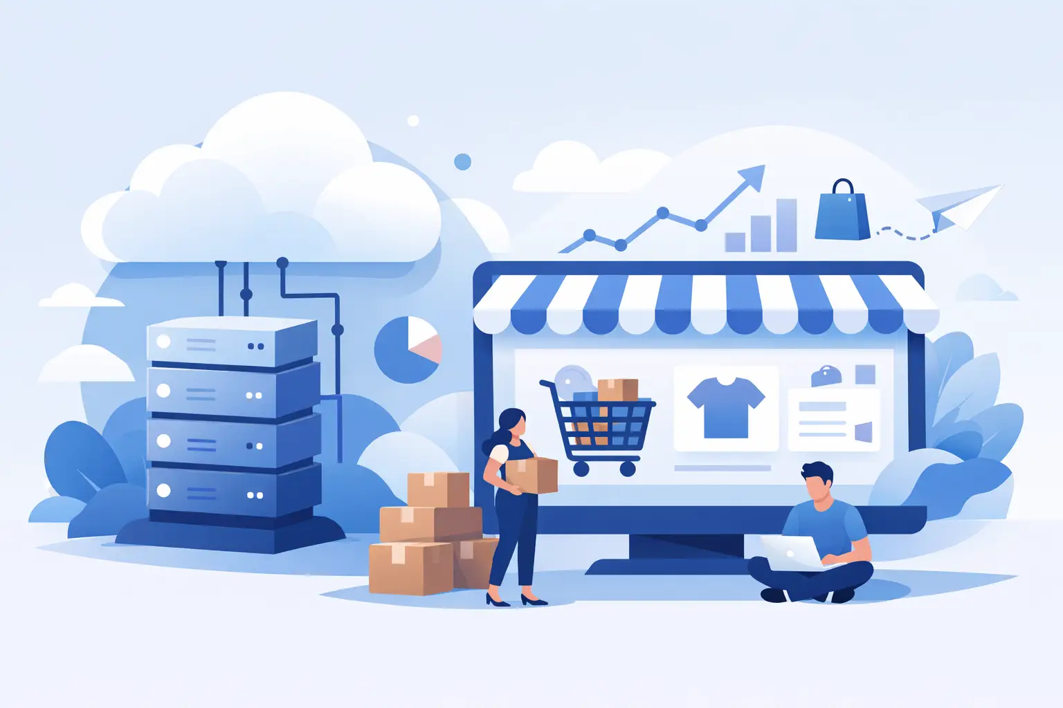 Cloud hosting voor een groeiende webshop