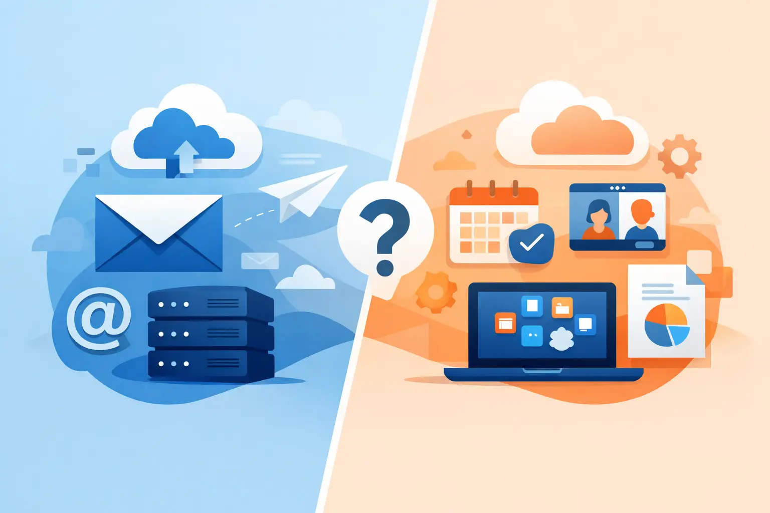 Emailhosting versus Microsoft 365: wat past bij u?