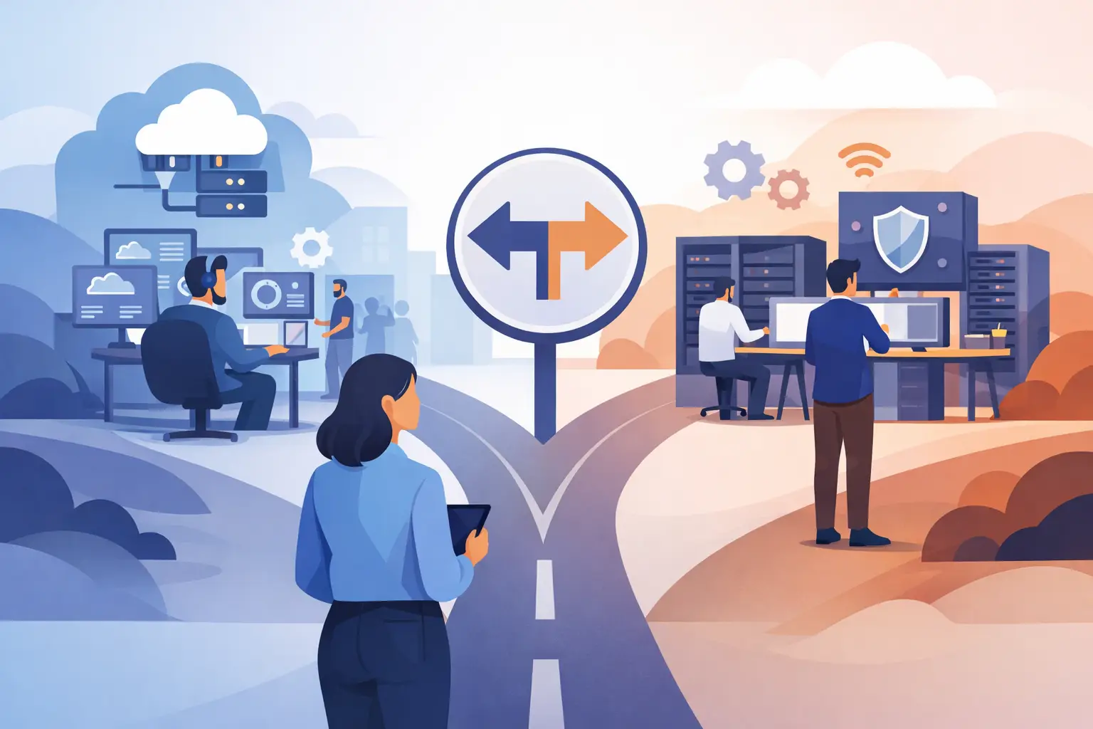 Werkplekbeheer of interne IT-afdeling kiezen